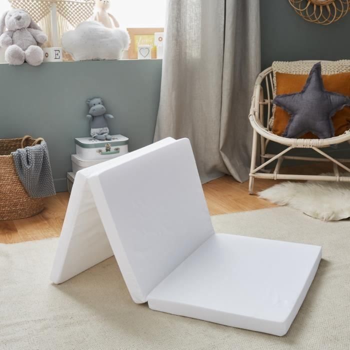 Colchón de viaje para bebé - Plegable - 60x120x4 cm - Plegable: ideal para dormir más - Funda desenfundable 2 Colchón de viaje para bebé - Plegable - 60x120x4 cm - Plegable: ideal para dormir más - Funda desenfundable 2
