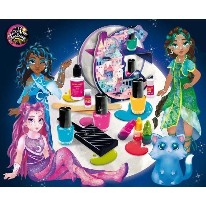THE MOON ACADEMY LIS8008324110599 Kit de Arte de Uñas - Ocio Creativo - Componentes para Esmaltes de Uñas, Frascos de Esmaltes 1