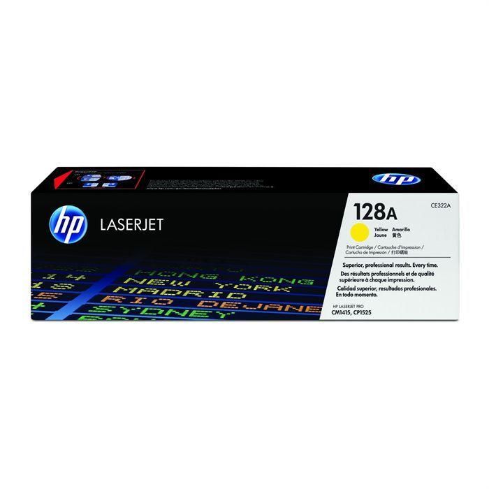 Hp Toner Amarillo Laserjet Pro-Serie Cm1415-1525 - 128 A