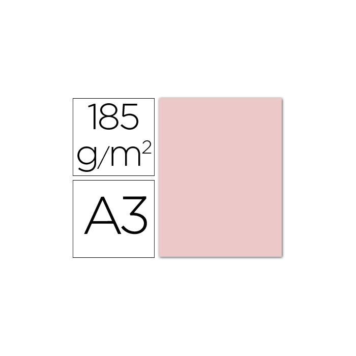Iris Cartulina 297x420 mm 185 gr Rosa -50U- 0 Iris Cartulina 297x420 mm 185 gr Rosa -50U- 0