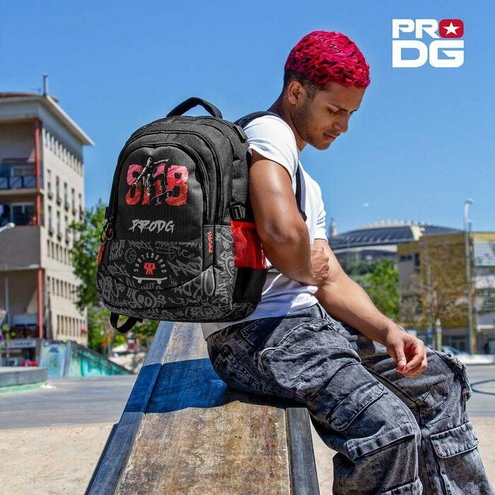 Pro-Dg Mochila Running PLUS SK8, Negro, 32L, Ripstop, USB, Acolchada, 21x34x46 cm 4 Pro-Dg Mochila Running PLUS SK8, Negro, 32L, Ripstop, USB, Acolchada, 21x34x46 cm 4