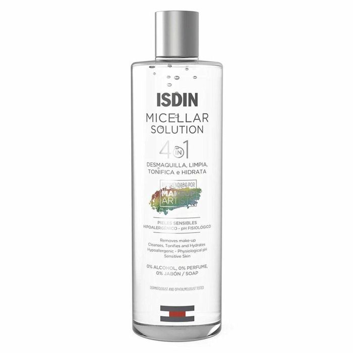 Isdin 4in1 micellar solution solucion sin alcohol pieles sensibles 400 ml Isdin 4in1 micellar solution solucion sin alcohol pieles sensibles 400 ml
