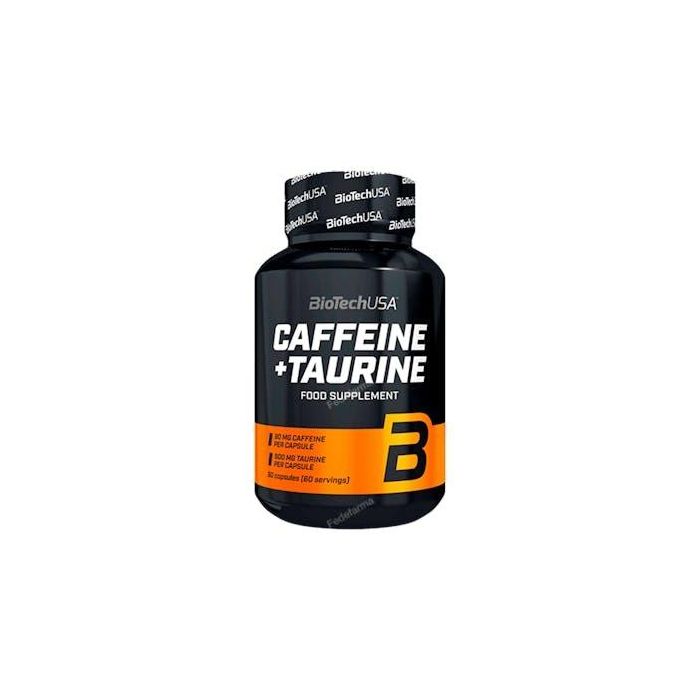 BIOTECHUSA Caffein + Taurine - 60 Capsulas