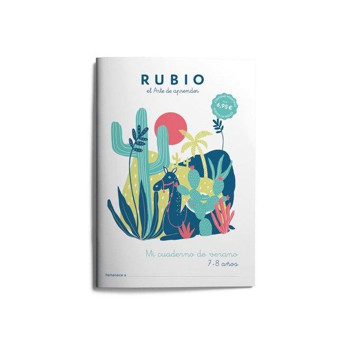 Cuaderno Rubio A4 Mi Cuaderno De Verano 7-8 5 unidades