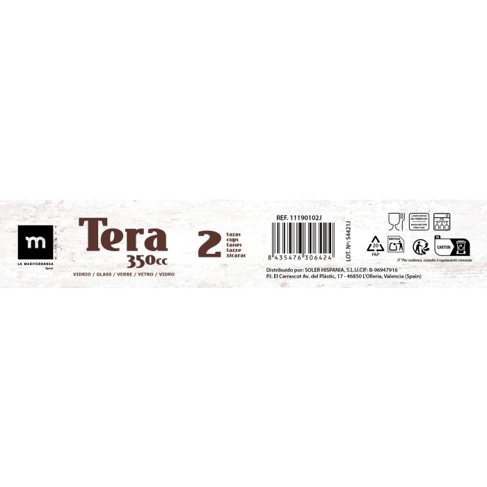 Set 2 Mugs 350Ml "Tera" (18 Cajas) 9
