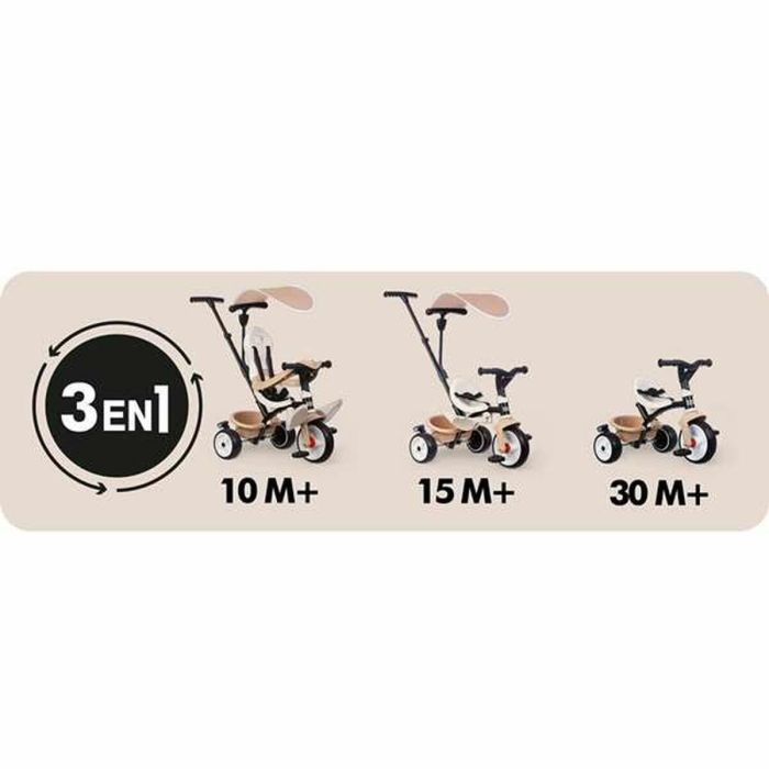 Smoby SMO7600741403 Triciclo para Bebés Beige 16 Smoby SMO7600741403 Triciclo para Bebés Beige 16