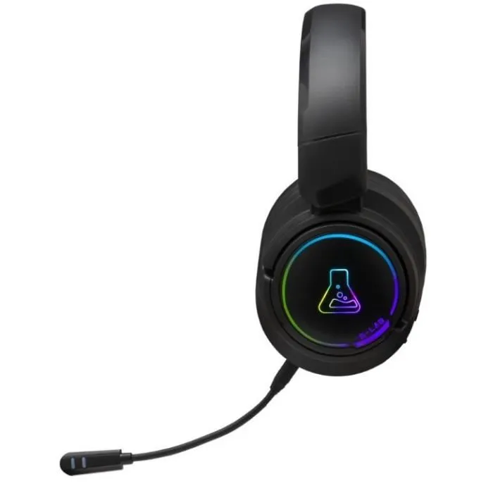The G-Lab Auriculares Inalámbricos para Juegos KORP IRIDIUM Micrófono RGB PC/PS4/Xbox One Negro THE3760162055429 3