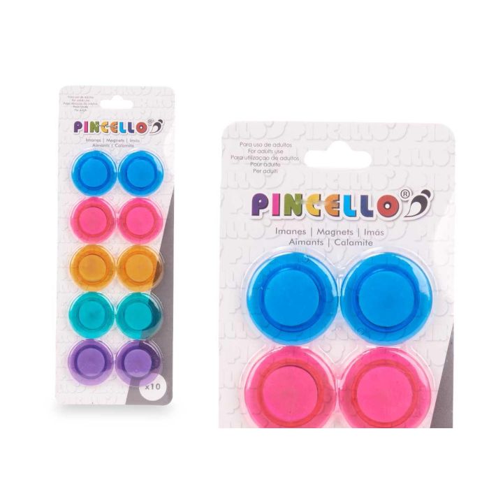 Set 10 Imanes Magneticos Pastel Med Pincello 3X7CM (36 Unidades) 2 Set 10 Imanes Magneticos Pastel Med Pincello 3X7CM (36 Unidades) 2