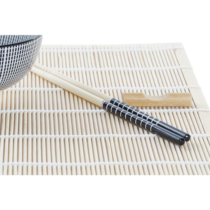 Sushi Oriental DKD Home Decor Negro Natural 14.5 x 31 x 14.5 cm Set de 16 3 Sushi Oriental DKD Home Decor Negro Natural 14.5 x 31 x 14.5 cm Set de 16 3