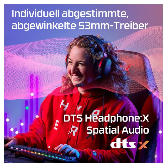 HP Cloud III Auriculares Gaming 7.1 Sound DTS Headphone:X Spatial Sound Over-Ear Color Negro 6