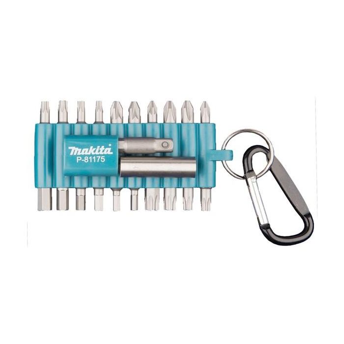 Makita P-81175 Bit-Box, Juego de puntas de destornillador de 22 piezas