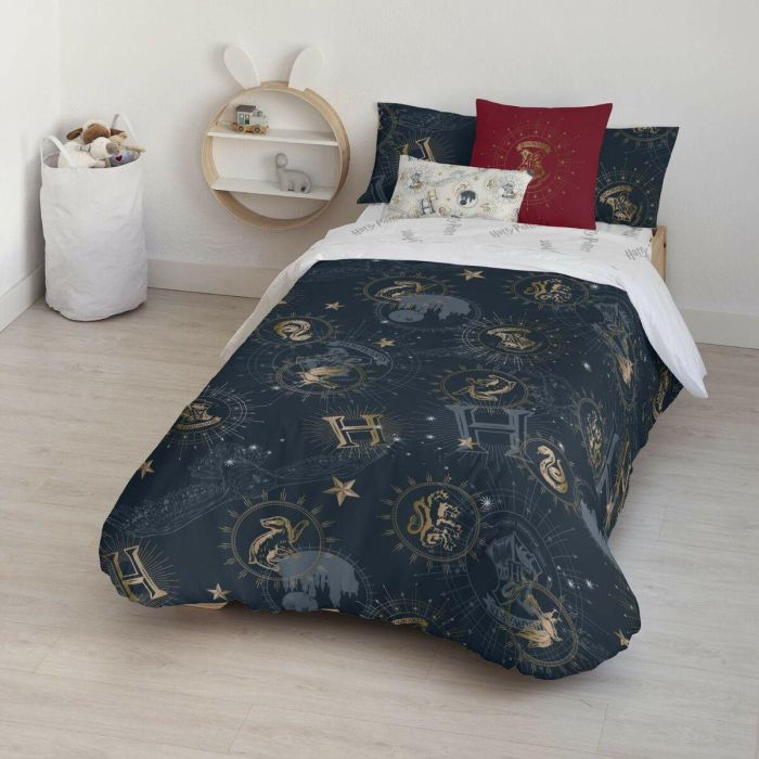 Funda Nórdica Harry Potter Gold Multicolor Cama de 105 180 x 220 cm 4