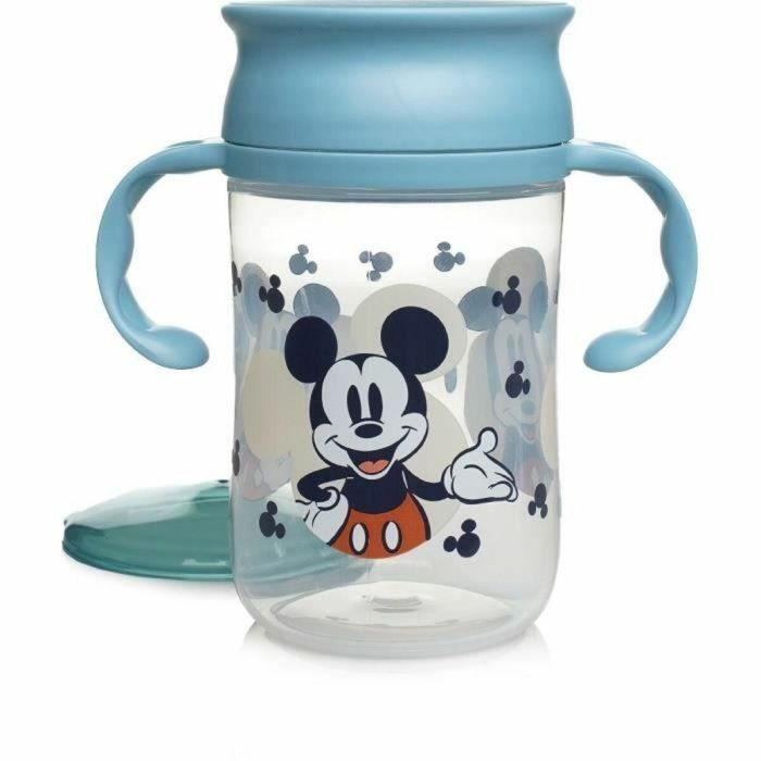 Thermobaby Taza de Aprendizaje 360 Grados con Tapa Mickey Mouse 3