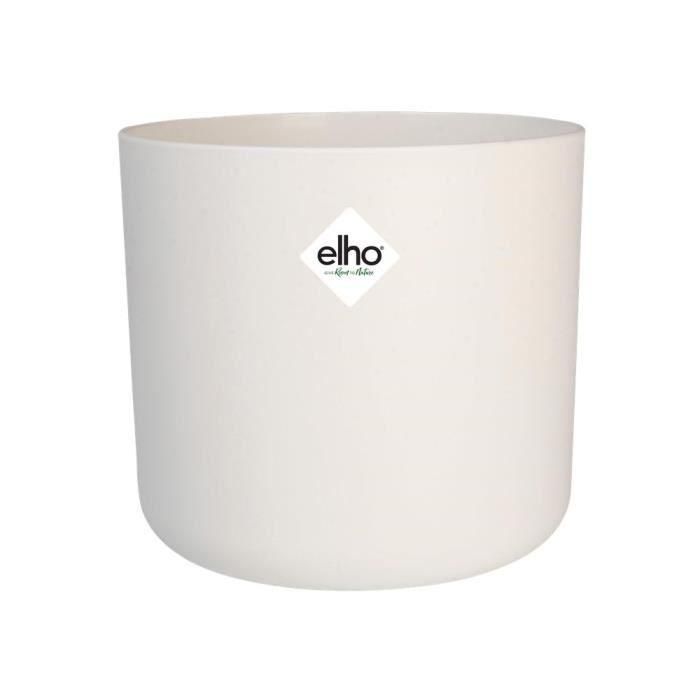 Elho ELH8711904249465 Maceta B.for Soft Round Blanco Ø 35 x H 32 cm interior 100% reciclada