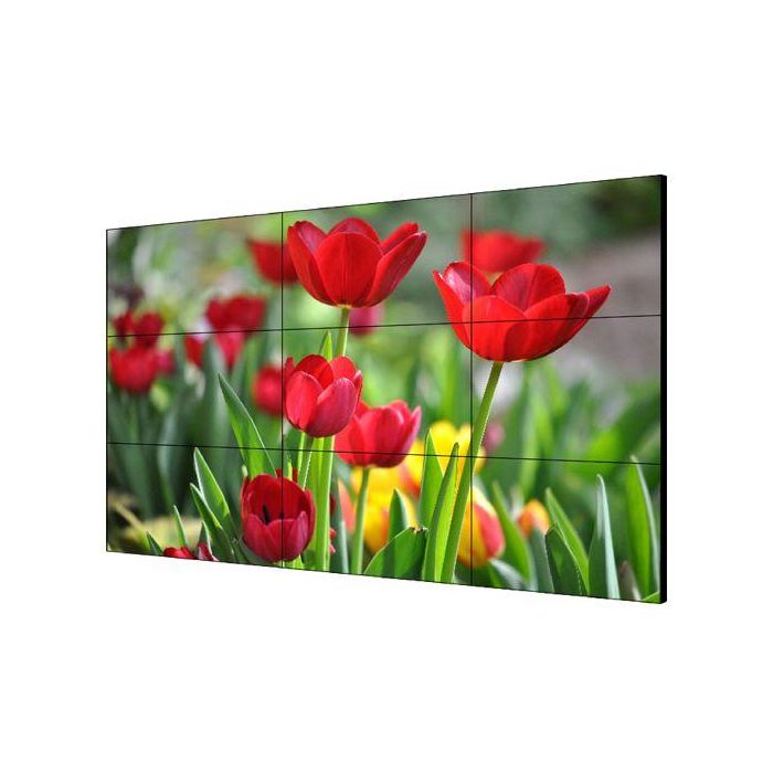 Hikvision Monitor 55" Full HD LED Videowall Bisel Ultra Fino 3.5mm 500cd HDMI DVI VGA DP VESA 24/7