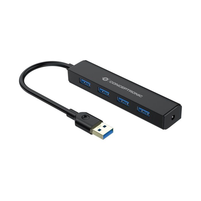 Conceptronic Hub Usb 3.0 4 Puertos Mini Hub Pocket Conceptronic Hub Usb 3.0 4 Puertos Mini Hub Pocket