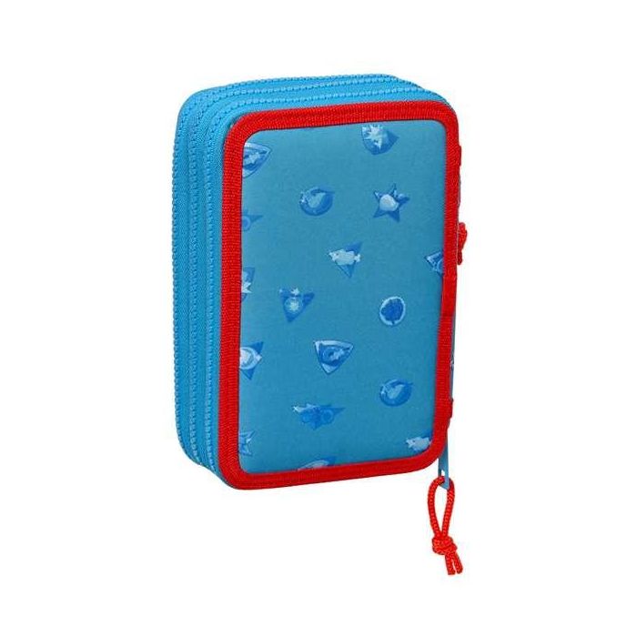 Plumier Triple SuperThings Rescue force 12.5 x 19.5 x 5.5 cm Azul (36 Piezas) 1