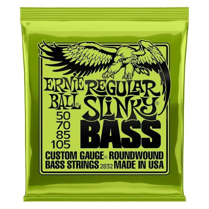 ERNIEBALL Juego Bajo Eléctrico Slinky Regular 50-105
