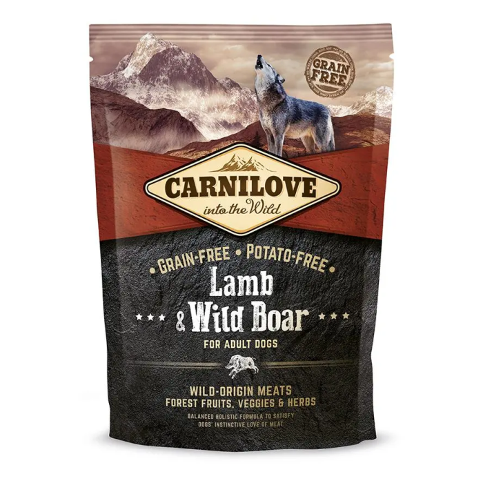 Carnilove Pienso para Perros Adultos Cordero y Jabalí 1,5 kg