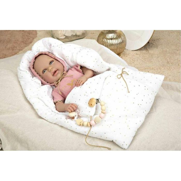 Muñeca real reborn arias silicona 43 cm noah sweet 9