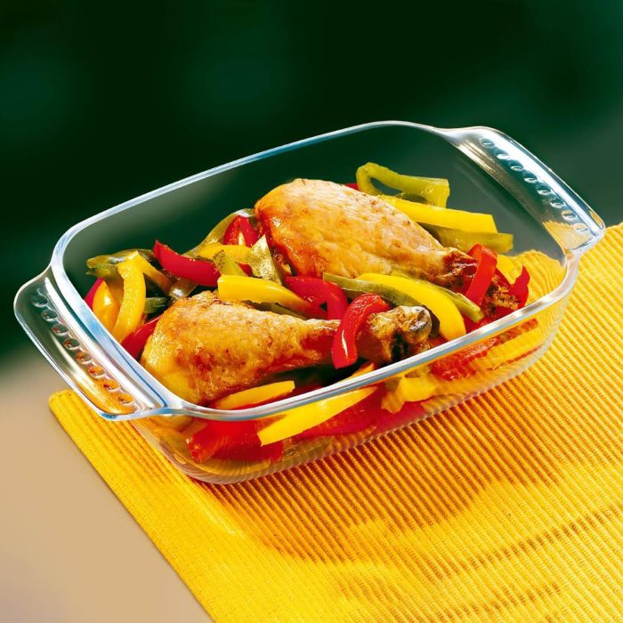 Fuente Rectangular Horno Boro Let'S Share Pyrex 22x13x5 cm 1 Fuente Rectangular Horno Boro Let'S Share Pyrex 22x13x5 cm 1