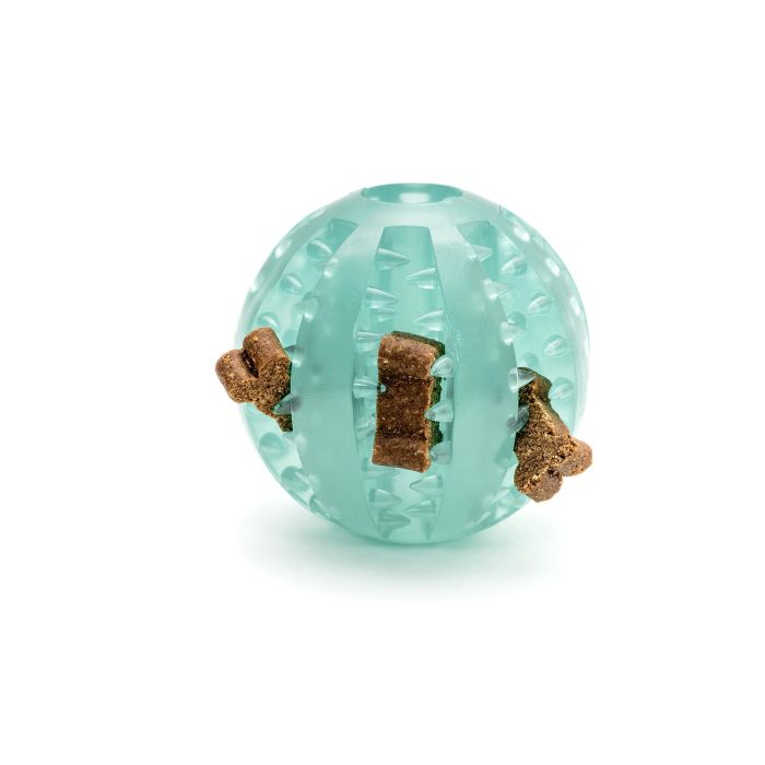 Gloria Pelota Dental TPR 7 cm con Hendiduras para Premios y Limpieza Dental 1