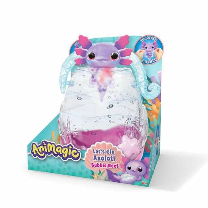 Goliath GOL8720077309432 Peluche interactivo Animagic Axolotl Aquarium 6