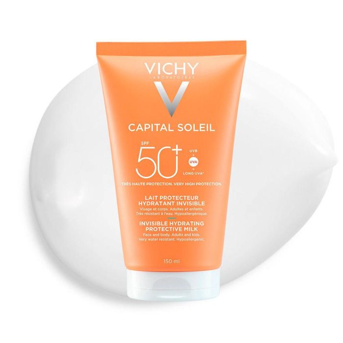 Vichy CAPITAL SOLEIL Leche Hidratante Invisible Familiar SPF50+ 150 ml 1