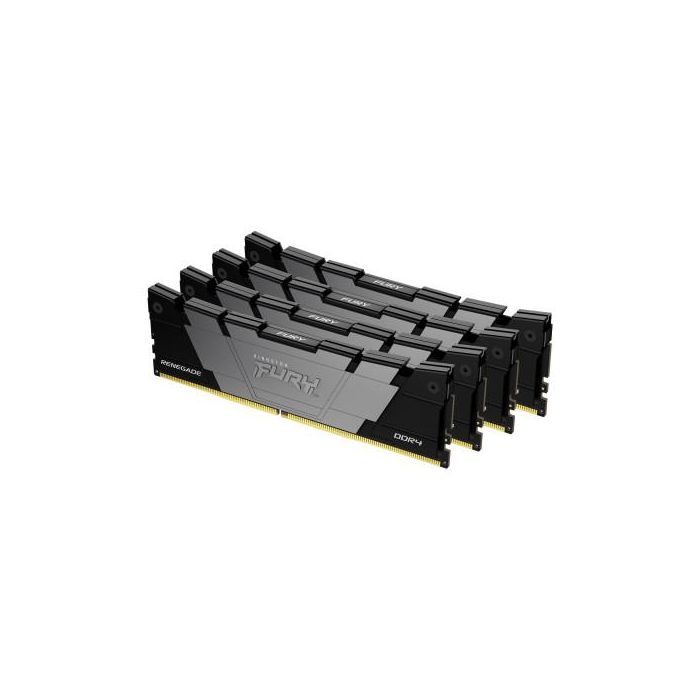 Kingston FURY Renegade DDR4 64GB (4x16GB) 3600MHz CL16 - KF436C16RB12K4/64, Compatible con AMD Ryzen e Intel XMP Kingston FURY Renegade DDR4 64GB (4x16GB) 3600MHz CL16 - KF436C16RB12K4/64, Compatible con AMD Ryzen e Intel XMP