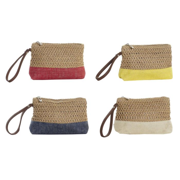 Neceser Boho DKD Home Decor Amarillo Azul 5 x 15 x 20 cm (4 Unidades) 1 Neceser Boho DKD Home Decor Amarillo Azul 5 x 15 x 20 cm (4 Unidades) 1