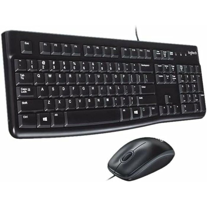 Logitech Mk120 Teclado y Mouse Óptico, Escritura Cómoda y Silenciosa 1