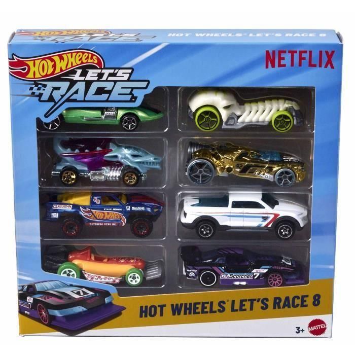 Hot Wheels - Set de 5 vehículos Let's Race - Escala 1/64 - Hot Wheels - JGK18 0 Hot Wheels - Set de 5 vehículos Let's Race - Escala 1/64 - Hot Wheels - JGK18 0