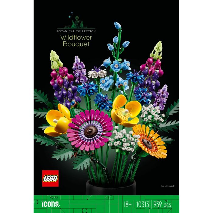 LEGO 10313 Ramo de Flores Silvestres Icons para Construir Adultos - 8 Variedades de Flores, Tallos Ajustables, Ideal Regalo 10 LEGO 10313 Ramo de Flores Silvestres Icons para Construir Adultos - 8 Variedades de Flores, Tallos Ajustables, Ideal Regalo 10