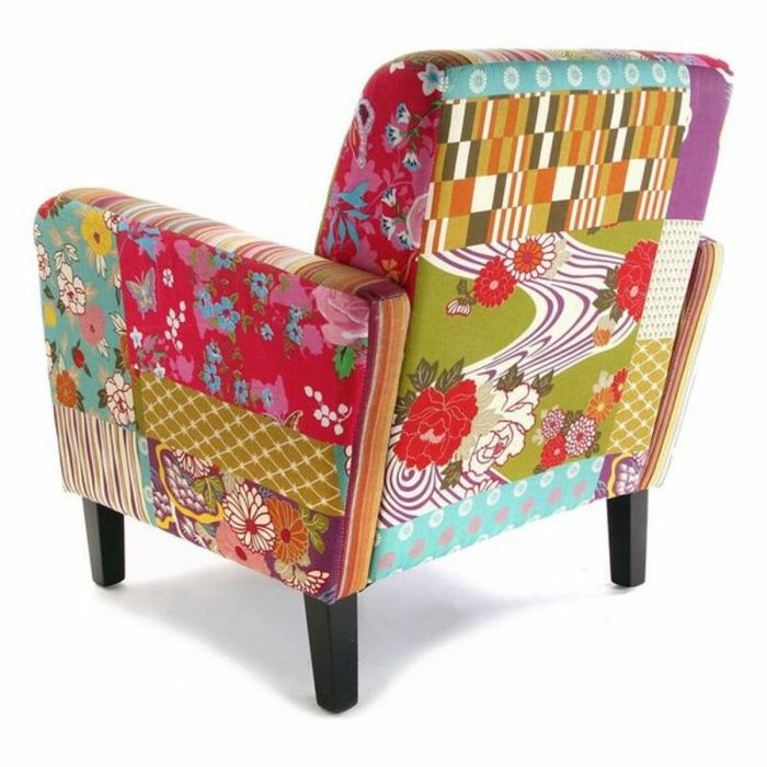 Sillón Versa Patchwork Algodón (77 x 71 x 65 cm) 3