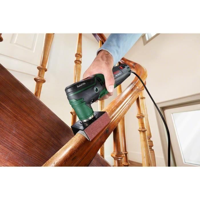 Bosch PMF 250 en SB + 20 AC Herramienta Multifunción 250W, AutoClic para Fijación Rápida, Starlock, 6 Velocidades 4