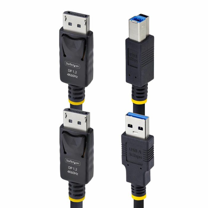 Cable adaptador Startech DU1226-KVM-CABLE Negro 1,8 m 7