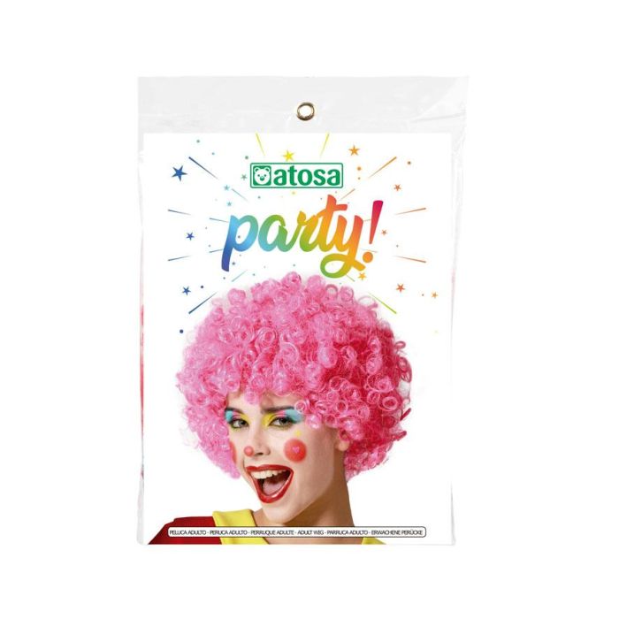 Peluca Payaso Rosa 1 Peluca Payaso Rosa 1