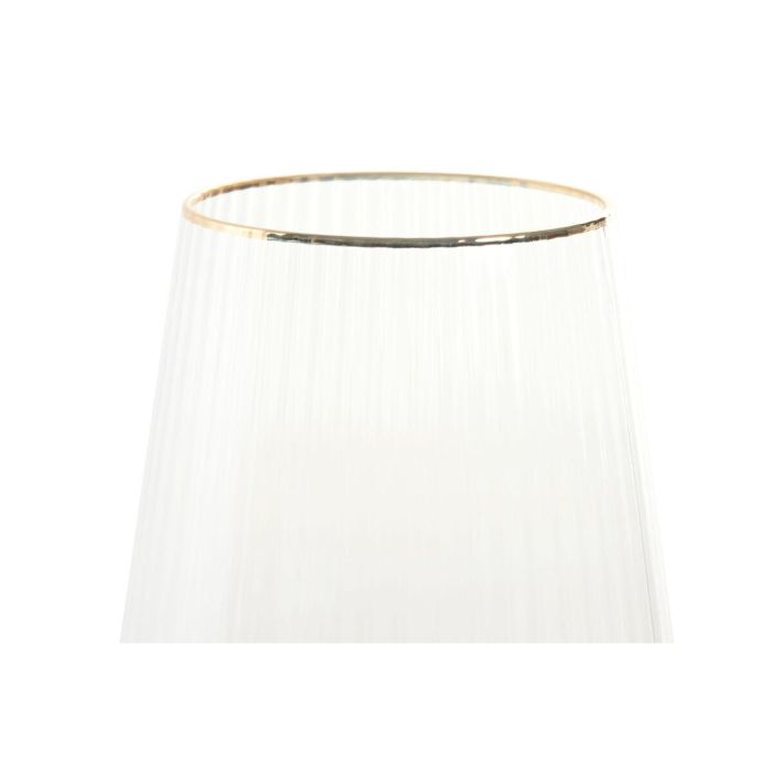 Copa Basicos DKD Home Decor Transparente Dorado 8.5 x 22.5 x 8.5 cm Set de 6 3 Copa Basicos DKD Home Decor Transparente Dorado 8.5 x 22.5 x 8.5 cm Set de 6 3