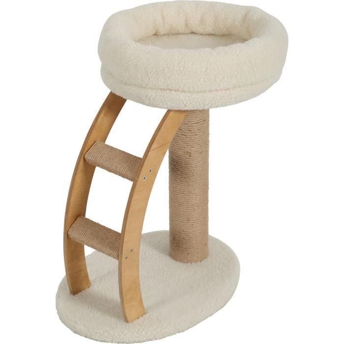 Rascador 2 en 1 - Zolux - Montana - Para gatos - Actividad y descanso - 38 x 55 x 55 cm 3 Rascador 2 en 1 - Zolux - Montana - Para gatos - Actividad y descanso - 38 x 55 x 55 cm 3