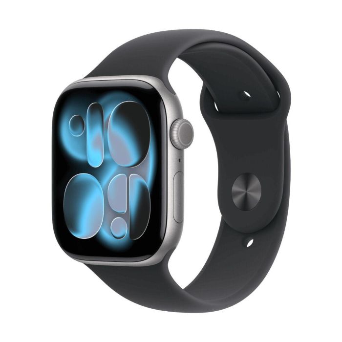 Apple Watch S11 Aluminium 46mm Space Grau con Sportarmband schwarz M/L 16 Apple Watch S11 Aluminium 46mm Space Grau con Sportarmband schwarz M/L 16