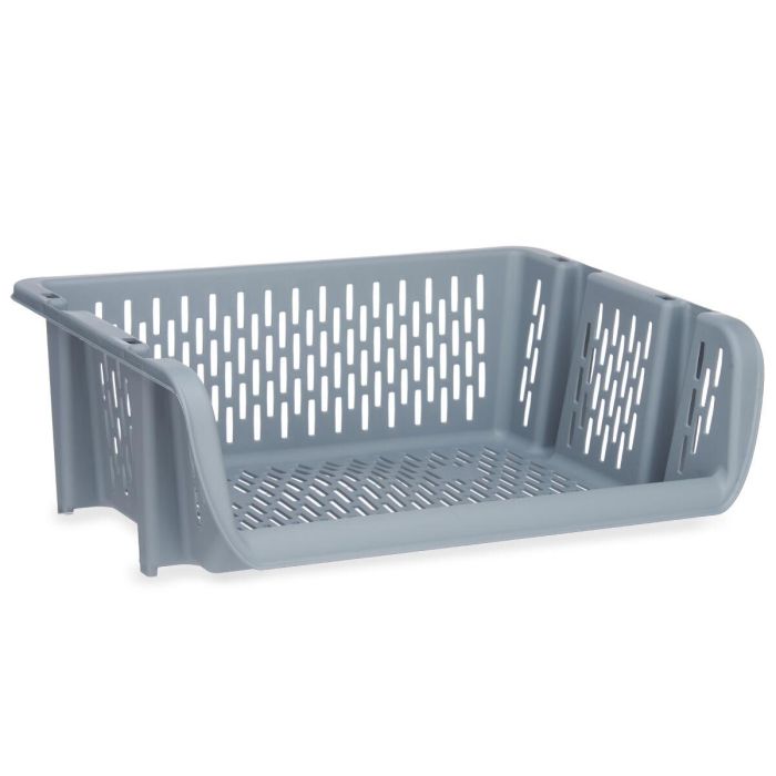 Cesta para verduras Gris Polipropileno (30 x 13,5 x 38,7 cm) (24 Unidades) 1