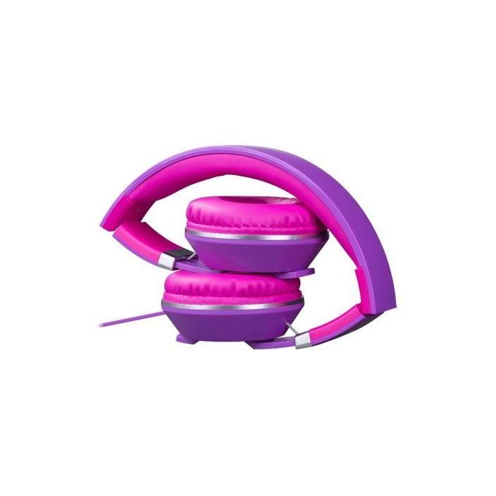AURICULARES DIADEMA HIDITEC COOL KIDS PURPLE - ALTAVOCES 40MM - 92DB - MICRÓFONO INTEGRADO EN CABLE - CONECTOR 3.5MM - PLEGABLES 1
