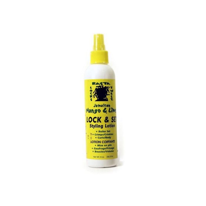 Jamaican Mango & Lime Loción Fijadora Lock & Set 237ml - Definición y Volumen para Estilos Naturales