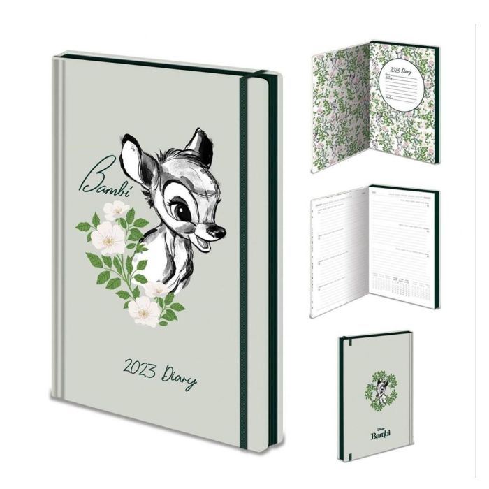 Pyramid Diario 2023 Disney Bambi - Tapa Dura, Licencia Oficial, 13 x 19 cm