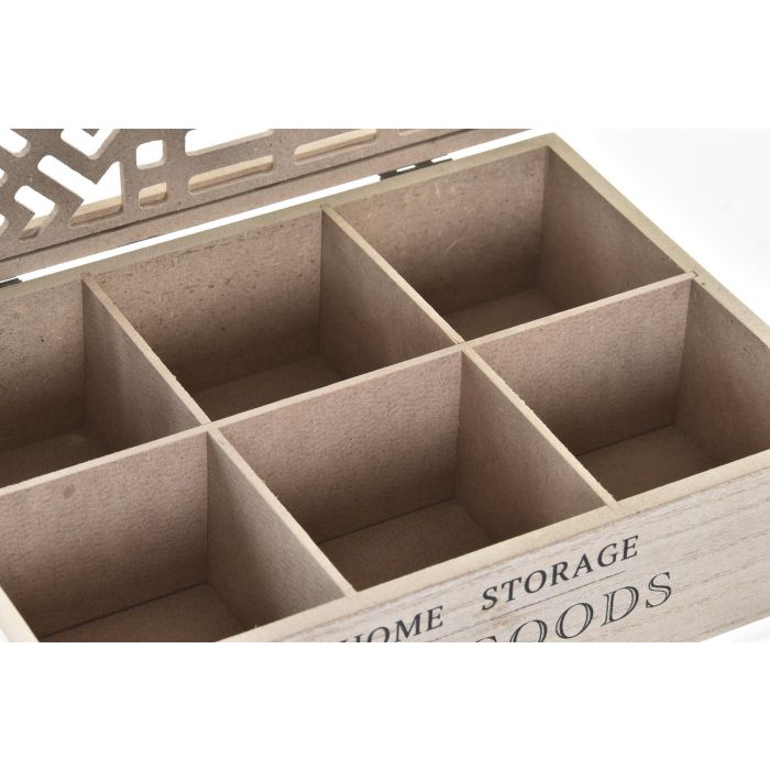 Caja Arabe DKD Home Decor Marron Negro 16 x 6 x 24 cm (2 Unidades) 1 Caja Arabe DKD Home Decor Marron Negro 16 x 6 x 24 cm (2 Unidades) 1