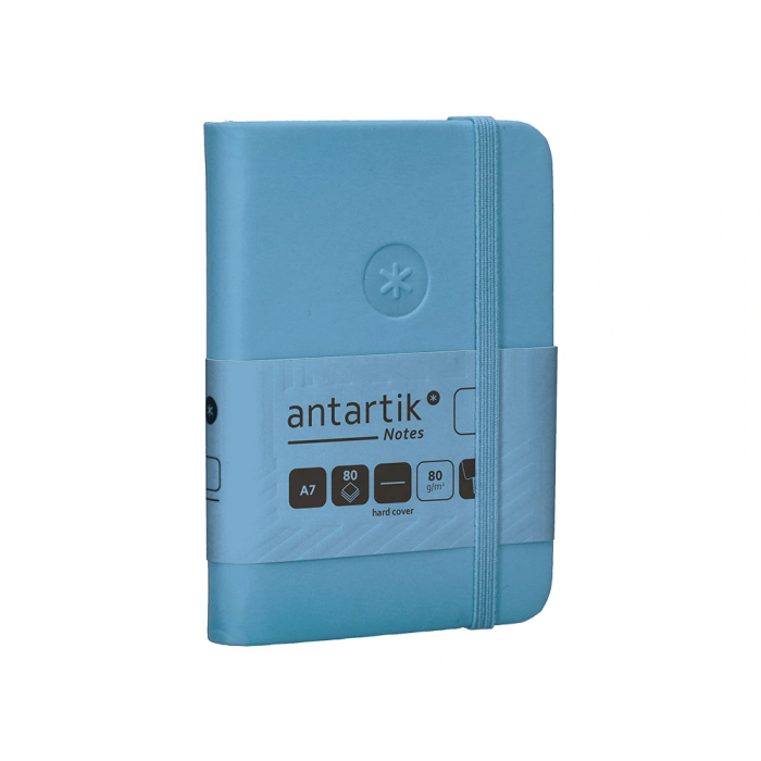 Antartik Cuaderno A7 Tapa Dura Hojas Lisas Azul Claro 80 Hojas 80gr Fsc 4