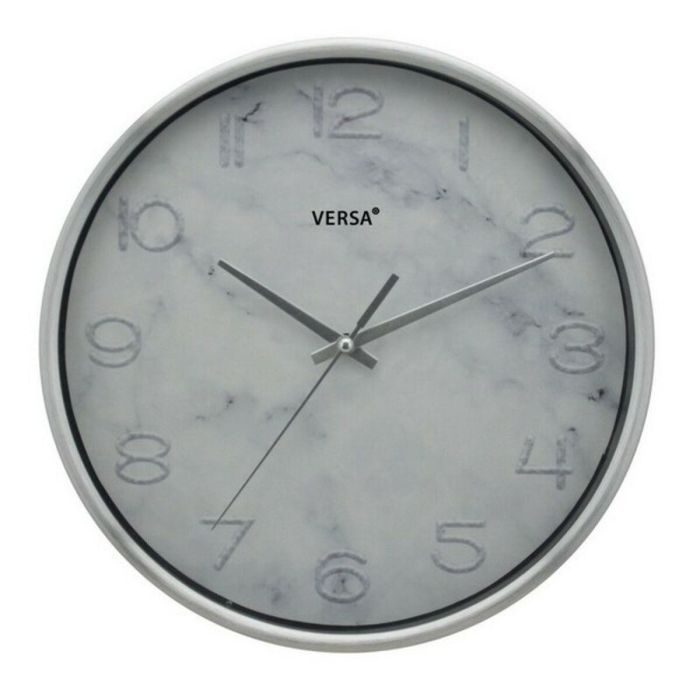 Reloj de Pared Versa Aluminio Casual 4,2 x 25,2 cm Reloj de Pared Versa Aluminio Casual 4,2 x 25,2 cm