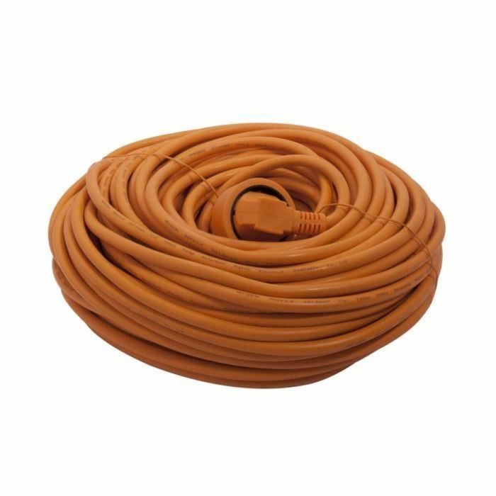 Chacon HO5VVF Cable de Extensión 3 x 1,5 mm² 40 m Naranja para Electrodomésticos