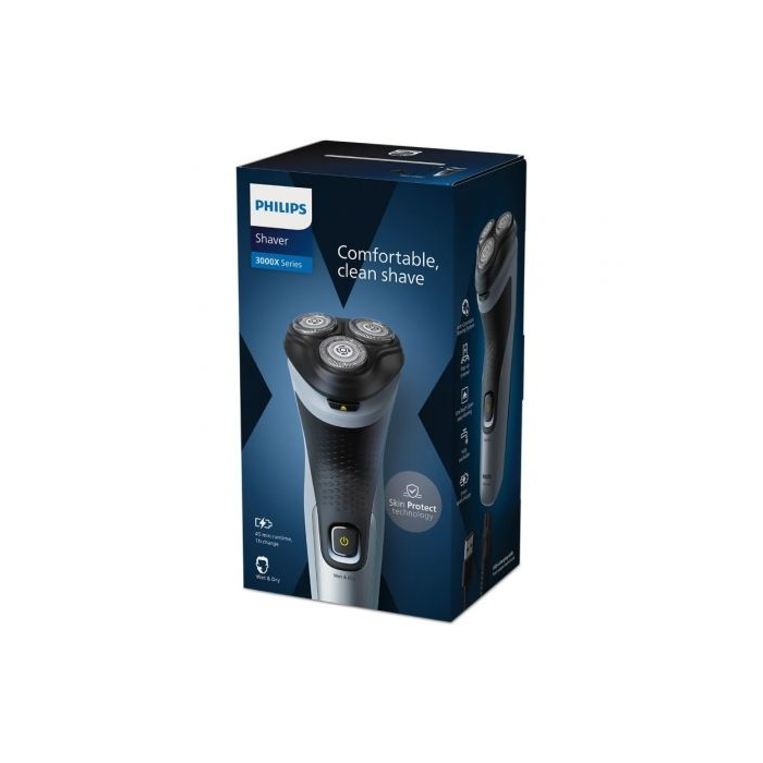 Afeitadora Philips Shaver Series 3000X X3063/ con Batería/ 2 Accesorios 3