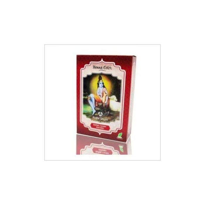 RADHE SHYAM Tinte Natural para el Cabello Henna Polvo Rubio Dorado 100Gr. Vegano Sin Amoniaco
